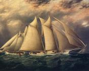 Yacht Alice Rounding the Buoy - 詹姆斯·E·巴特斯沃思